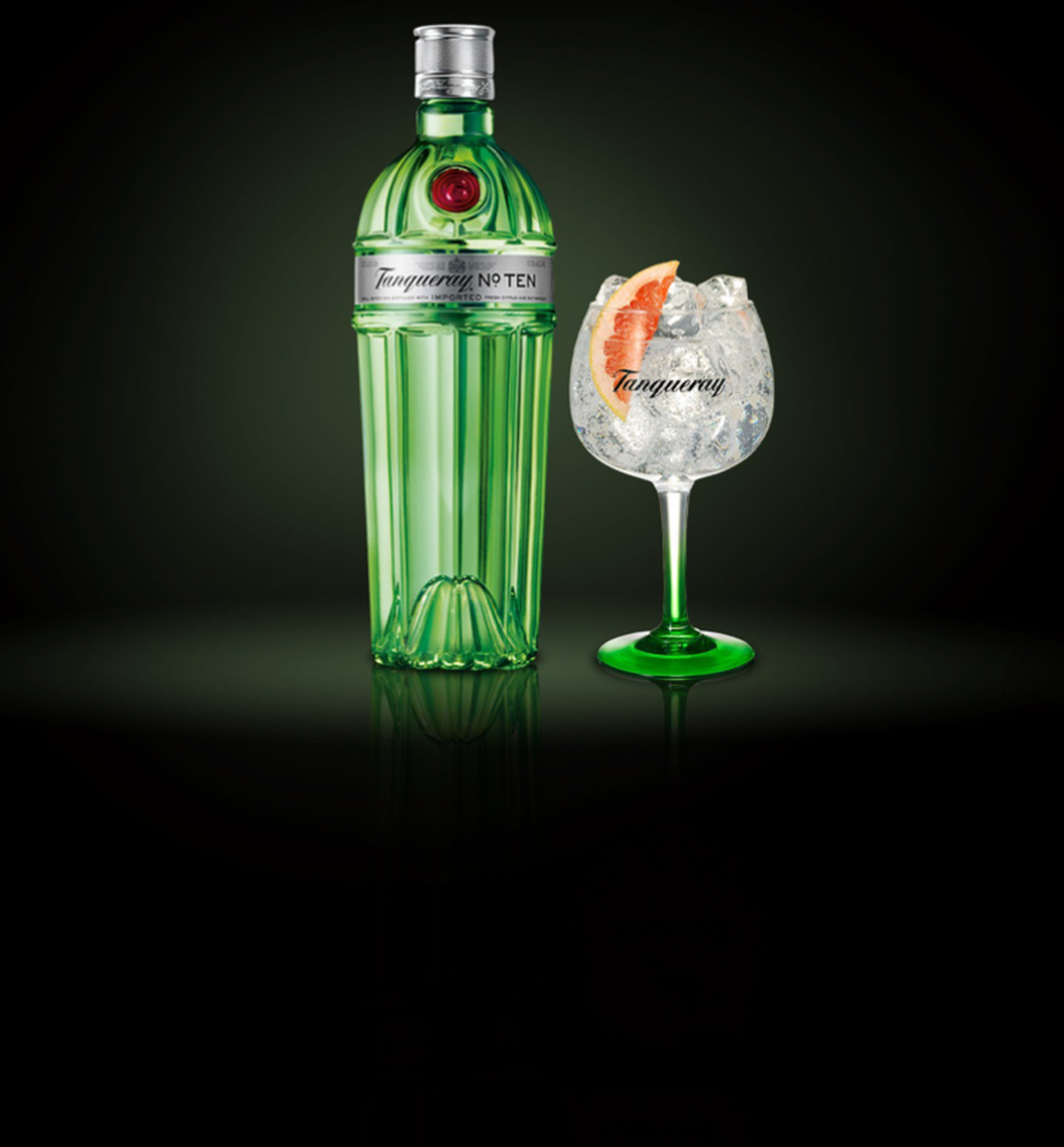 Tanqueray Ten Gin and Tonic Cocktail